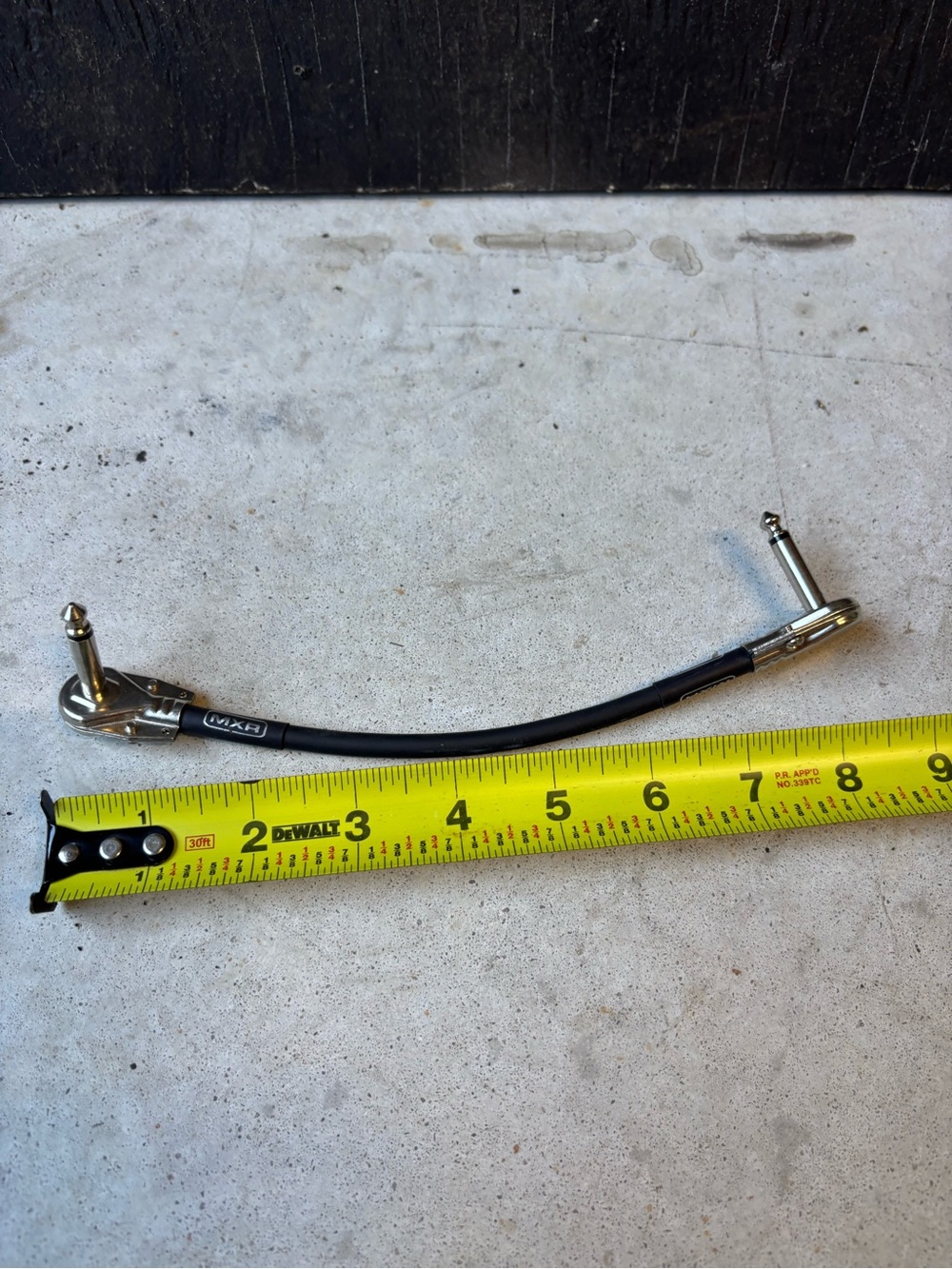 MXR Instrument Patch Cable Right Angle Guitar Pedal